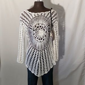 Beach dress hollow out loose knitted beach cover